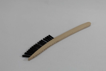 Spitzbürste / Nylon, 1-reihig, Holz spitz